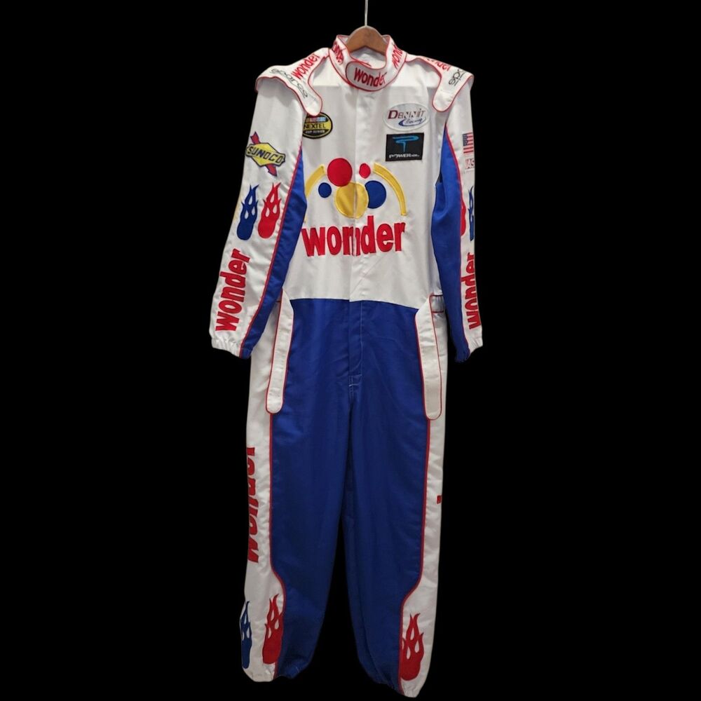 Ricky Bobby Racing Jumpsuit Costume Adult XL "If You Ain't First, You're Last!"